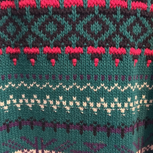VINTAGE- Cotton Ginny knit patterned sweater - Picture 6 of 6